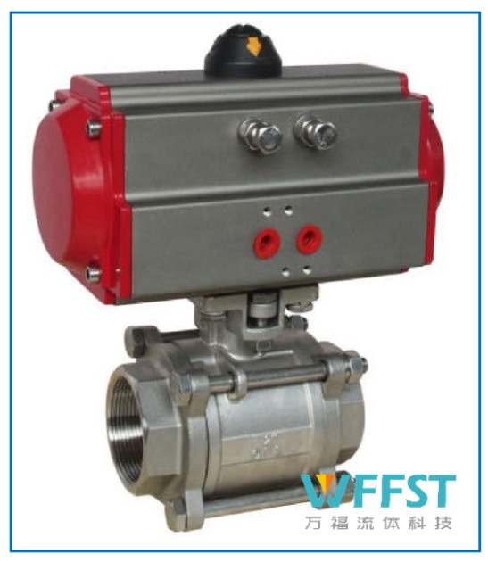 氣動(dòng)螺紋三片式球閥